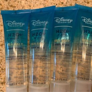 Disney Resorts H2O+ Sea Salt set of 4 body washes